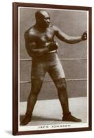 Jack Johnson, American Boxer-null-Framed Giclee Print