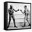 Jack Johnson and James Jeffries, 1910-null-Framed Stretched Canvas