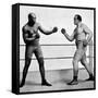 Jack Johnson and James Jeffries, 1910-null-Framed Stretched Canvas