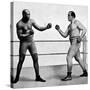 Jack Johnson and James Jeffries, 1910-null-Stretched Canvas