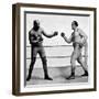 Jack Johnson and James Jeffries, 1910-null-Framed Premium Photographic Print