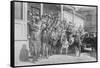 Jack Johnson, Heavyweight Champion and Little in Training Camp-null-Framed Stretched Canvas