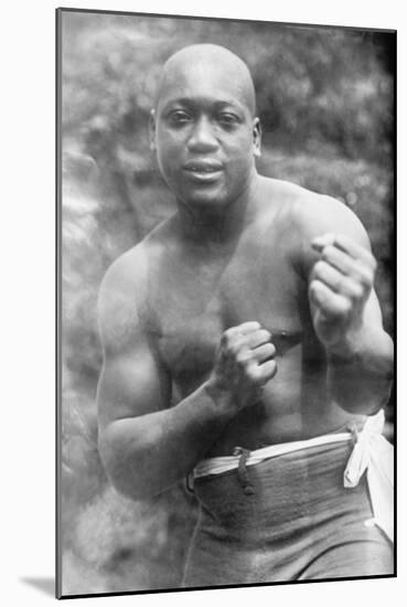 Jack Johnson, Heavyweight Champion of the World-null-Mounted Art Print