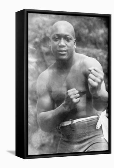 Jack Johnson, Heavyweight Champion of the World-null-Framed Stretched Canvas