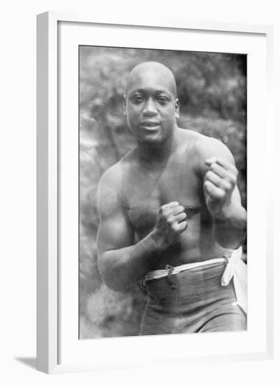 Jack Johnson, Heavyweight Champion of the World-null-Framed Art Print