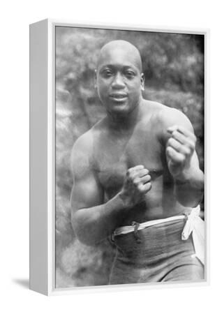 Jack Johnson モノクロポスター Jack Johnson, Heavyweight Champion of the World' Posters