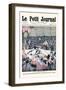 Jack Johnson Vs. Jim Jeffries-null-Framed Art Print