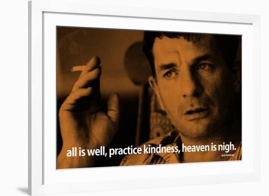 Jack Kerouac Quote iNspire Motivational-null-Framed Photo