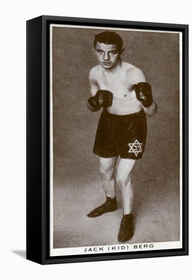 Jack 'Kid' Berg, English Boxer, 1938-null-Framed Stretched Canvas