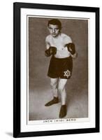 Jack 'Kid' Berg, English Boxer, 1938-null-Framed Giclee Print