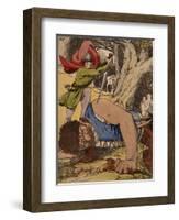 Jack Killing the Giant-null-Framed Giclee Print