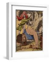 Jack Killing the Giant-null-Framed Giclee Print