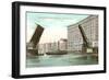 Jack Knife Bridge, Chicago, Illinois-null-Framed Art Print