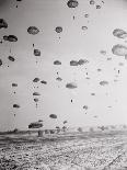 Parachute Troop Landing-Jack Lartz-Photographic Print