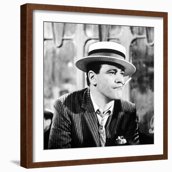 Jack Lemmon. "Irma La Douce" 1963, Directed by Billy Wilder-null-Framed Photographic Print