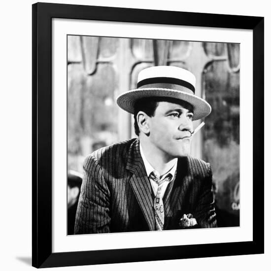 Jack Lemmon. "Irma La Douce" 1963, Directed by Billy Wilder-null-Framed Photographic Print