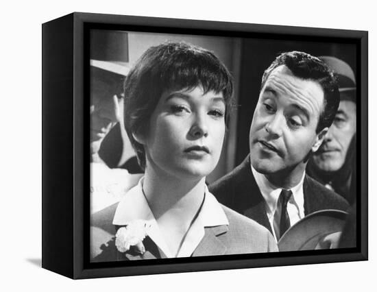 Jack Lemmon, Shirley Maclaine, The Apartment, 1960-null-Framed Stretched Canvas