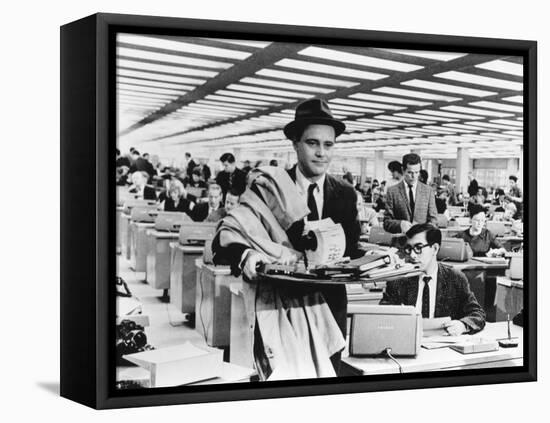 Jack Lemmon, The Apartment, 1960-null-Framed Stretched Canvas