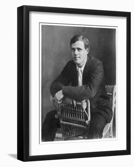 Jack London American Writer, in 1903-null-Framed Photographic Print