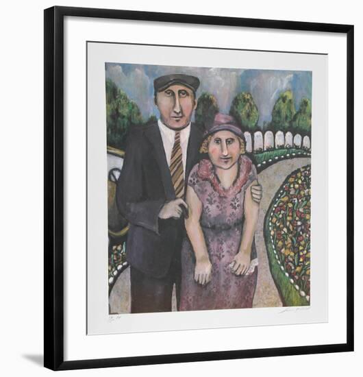 Jack & Mami on the Road-Susan Gardner-Framed Collectable Print