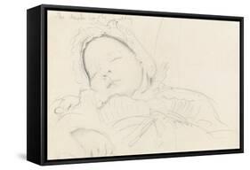 Jack Millet as a Baby-John Singer Sargent-Framed Stretched Canvas