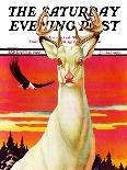 "Albino Deer," Saturday Evening Post Cover, January 8, 1938-Jack Murray-Giclee Print
