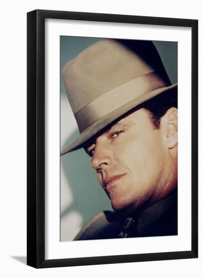 Jack Nicholson, Chinatown, 1974-null-Framed Photographic Print