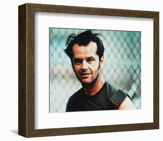 Jack Nicholson, One Flew Over the Cuckoo's Nest (1975)-null-Framed Photo