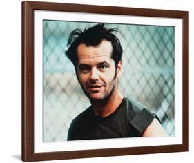 Jack Nicholson, One Flew Over the Cuckoo's Nest (1975)-null-Framed Photo