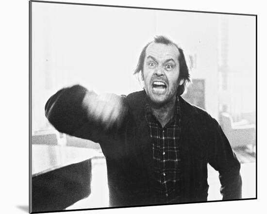 Jack Nicholson, The Shining (1980)-null-Mounted Photo
