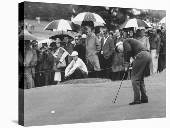 Jack Nicklaus During the Master Golf Tournament-George Silk-Stretched Canvas