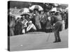 Jack Nicklaus During the Master Golf Tournament-George Silk-Stretched Canvas