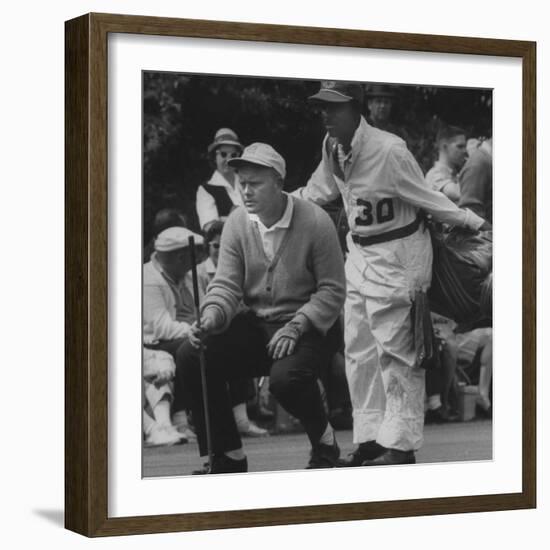 Jack Nicklaus During the Master Golf Tournament-null-Framed Premium Photographic Print