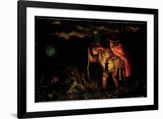 Jack O'Lantern, 1872-Arthur Hughes-Framed Giclee Print