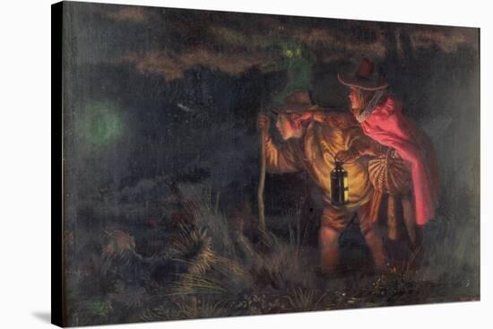 Jack O'Lantern, 1872-Arthur Hughes-Stretched Canvas