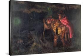 Jack O'Lantern, 1872-Arthur Hughes-Stretched Canvas