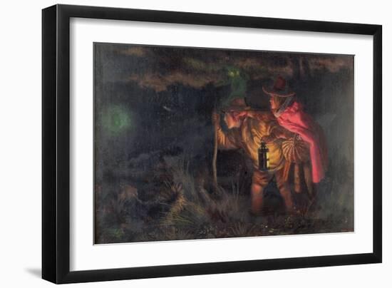 Jack O'Lantern, 1872-Arthur Hughes-Framed Giclee Print