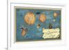 Jack O'Lantern Balloons-null-Framed Premium Giclee Print