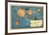 Jack O'Lantern Balloons-null-Framed Premium Giclee Print