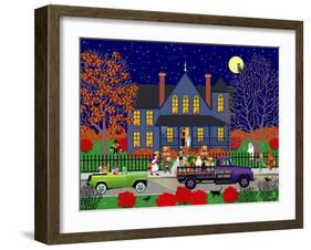 Jack O' Lantern House-Mark Frost-Framed Giclee Print