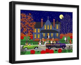 Jack O' Lantern House-Mark Frost-Framed Giclee Print