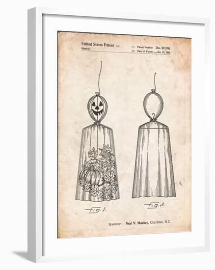 Jack O'Lantern Patent-Cole Borders-Framed Art Print