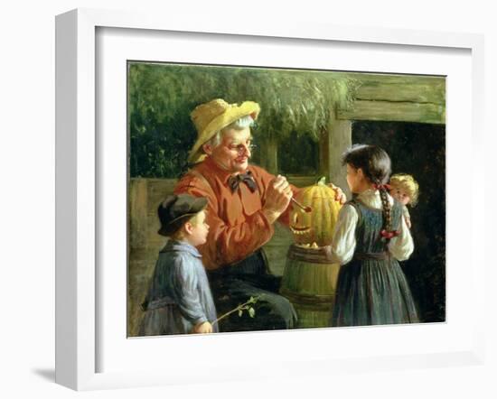 Jack-O-Lantern-Abbott Fuller Graves-Framed Giclee Print