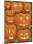 Jack O Lanterns-Cathy Horvath-Buchanan-Mounted Giclee Print