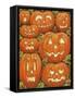 Jack O Lanterns-Cathy Horvath-Buchanan-Framed Stretched Canvas