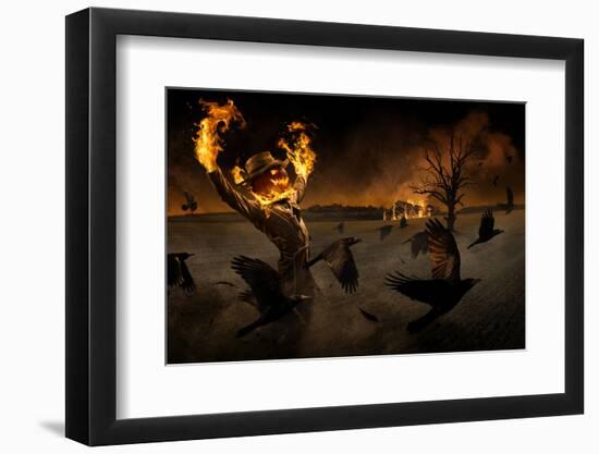 Jack-o\&#039;-Scarecrow-Christophe Kiciak-Framed Photographic Print