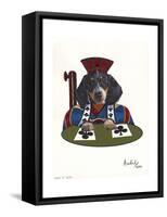 Jack of Clubs-Jenny Newland-Framed Stretched Canvas