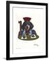 Jack of Clubs-Jenny Newland-Framed Giclee Print