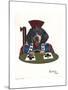 Jack of Clubs-Jenny Newland-Mounted Giclee Print