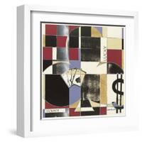 Jack of Clubs-Niro Vasali-Framed Art Print